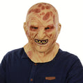 Halloween Festival Party Latex Burn Face Mask Skeleton Frightened Mask Headgear, Burn Face Mask Skeleton