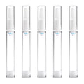 5 PCS Clear Empty Travel Portable Refillable Plastic Pump Bottle Containers, 15ml, 15ml
