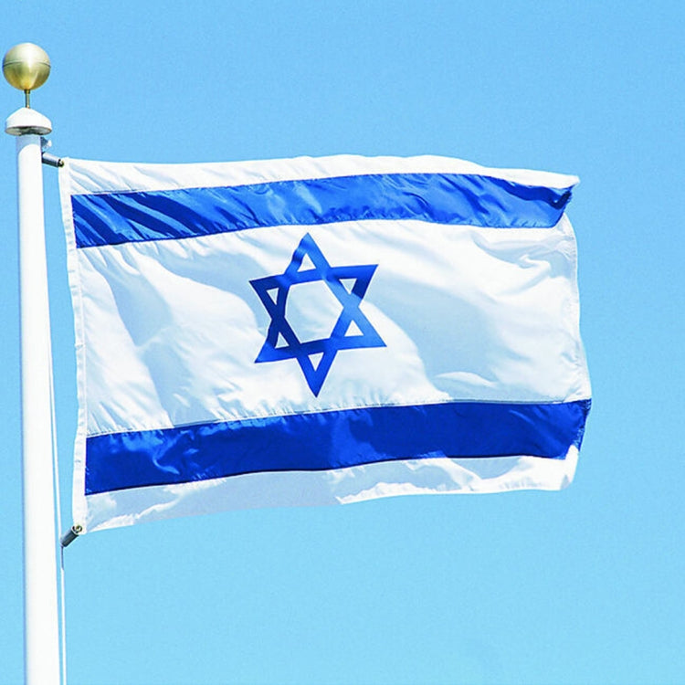 Polyester Material Israel Flag, Size: 150*90cm, Israel Flag