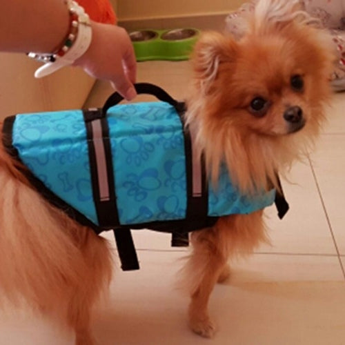 Pet Saver Dog Reflective Stripes Life Vest Jacket for Swimming Boating Surfing, Size: XS, Size: XS