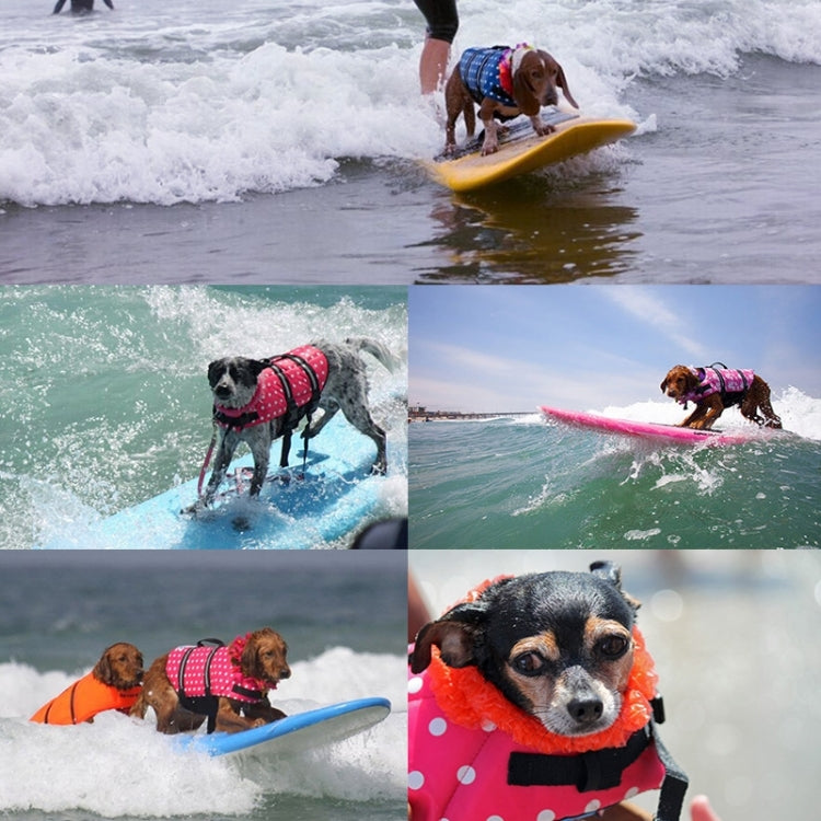 Pet Saver Dog Reflective Stripes Life Vest Jacket for Swimming Boating Surfing, Size: XS, Size: XS