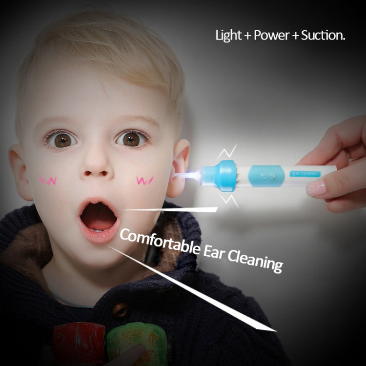 Ear-cleaner Children Gleamy Electric Gentle and Effective Ears Cleaning Device, Ear-cleaner