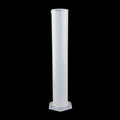 1000mL PP Plastic Spout Graduation Measuring Cylinder with Hexagonal Base, 1000ml