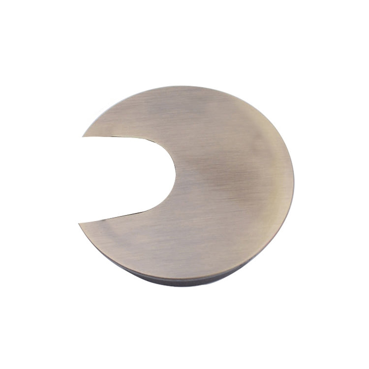 2 PCS Desk Computer Desktop Zinc Alloy Round Threading Box Hole Cover, Hole Diameter: 35mm (Bright Gold), 35mm Green Bronze, 35mm Red Bronze, 35mm Matte Black, 35mm Matte Silver, 35mm Brushed Steel, 35mm Bright Gold