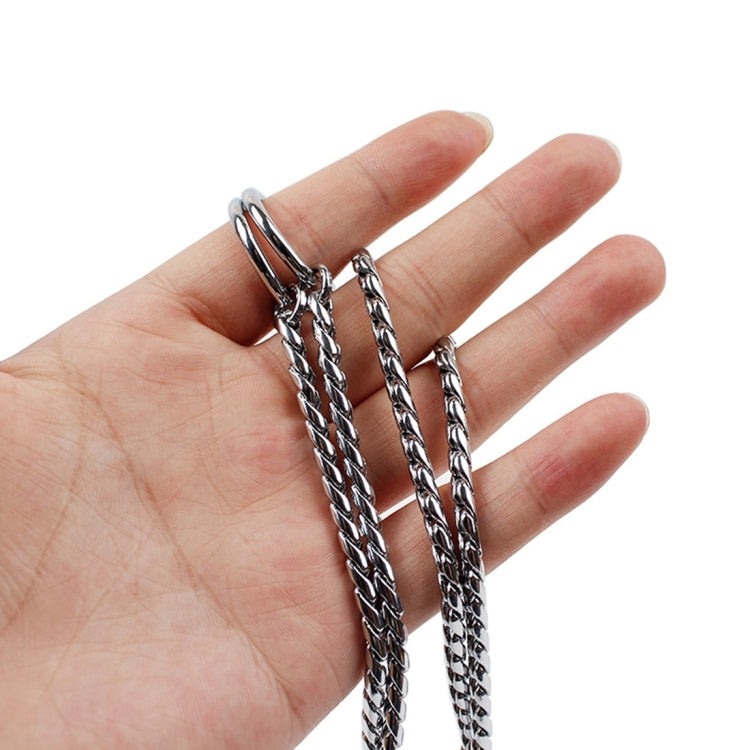 60cm Pet P Chain Pet Collars Pet Neck Strap Dog Neckband Snake Chain Dog Chain Dog Collar, 60cm