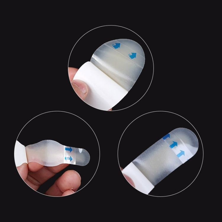 10 PCS Foot Care Skin Hydrogel Analgesic Plaster Blisters Slip Heel Protector Size: 28x69cm, Size: 28x69cm