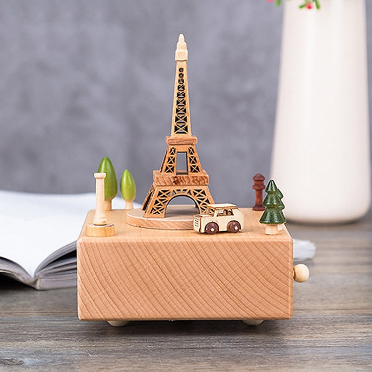 Home Decor Originality  Wooden Musical  Boxes, Eiffel Tower Shape, Windmill Shape, Arc De Triomphe Shape, Dancer & Cake Shape, Castle Shape, Jiangnan Ancient House Shape, Christmas Tree Shape, Christian Auditorium Shape, Ferris Wheel Shape, Baby Bed Sh...