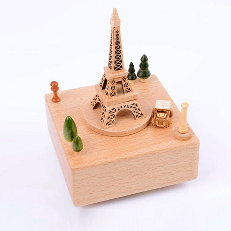 Home Decor Originality  Wooden Musical  Boxes, Eiffel Tower Shape, Windmill Shape, Arc De Triomphe Shape, Dancer & Cake Shape, Castle Shape, Jiangnan Ancient House Shape, Christmas Tree Shape, Christian Auditorium Shape, Ferris Wheel Shape, Baby Bed Sh...