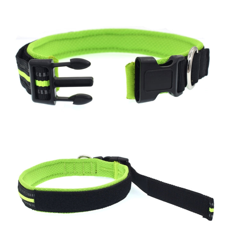 Pet Dogs Polyester Reflective Breathable Pets Collar Traction Lead Leash, Size: S, 2.0*35*40cm, Size: S, 2.0*35*40cm