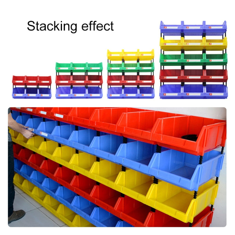 Thickened Oblique Plastic Box Combined Parts Box Material Box, Random Color Delivery, Size: 47cm x 30cm x 18cm, 47cm x 30cm x 18cm