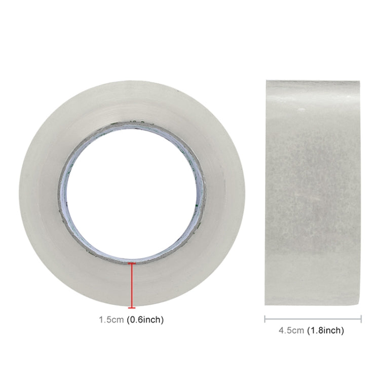 45mm Width 15mm Thickness Package Sealing Packing Tape Roll Sticker, 45mm Width 15mm Thickness (Clear White), 45mm Width 15mm Thickness  (Transparent Yellow), 45mm Width 15mm Thickness (Yellow)