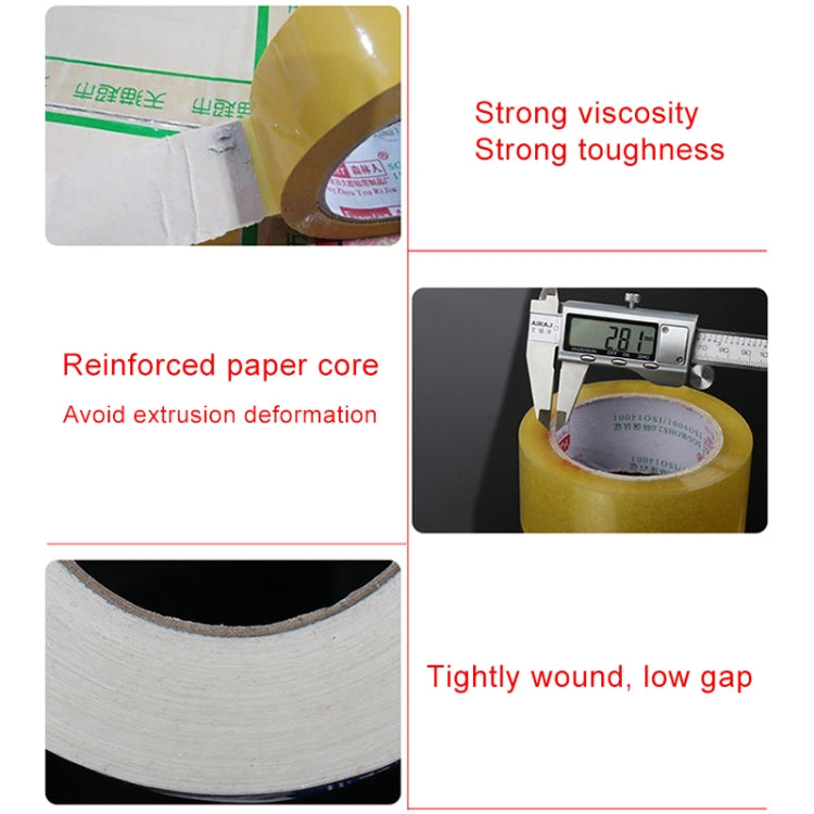 45mm Width 15mm Thickness Package Sealing Packing Tape Roll Sticker, 45mm Width 15mm Thickness (Clear White), 45mm Width 15mm Thickness  (Transparent Yellow), 45mm Width 15mm Thickness (Yellow)