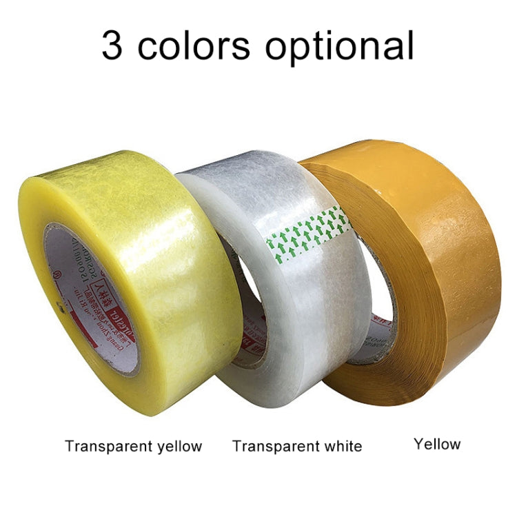 45mm Width 15mm Thickness Package Sealing Packing Tape Roll Sticker, 45mm Width 15mm Thickness (Clear White), 45mm Width 15mm Thickness  (Transparent Yellow), 45mm Width 15mm Thickness (Yellow)
