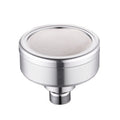 Removable and Washable Space Aluminum Plated Round Pressurized Top Spray Shower Head, Size: 82mm, Pattern A