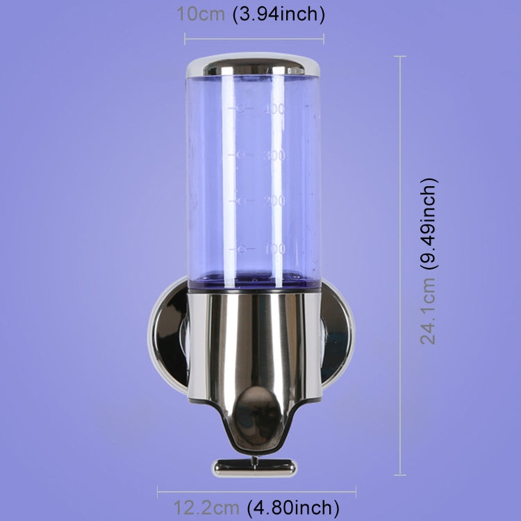 Hotel Shower Manual Dispenser Wall Mounted Washing Liquid Shampoo Soap Bottle, Capacity: 500ml, 500ml/Purple, 500ml/Red, 500ml/Silver, 500ml/White, 500ml/Dark Red, 500ml/Green, 500ml/Gold, 500ml/Blue
