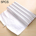 5 PCS 5m Bakest Aluminum Tin Foil Paper Barbecue Paper, 5 PCS Barbecue Paper