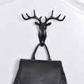 European-Style Rural Pendant Deer Head Wall Hanging Clothes Hook, Random Color Delivery, Deer Head Hook