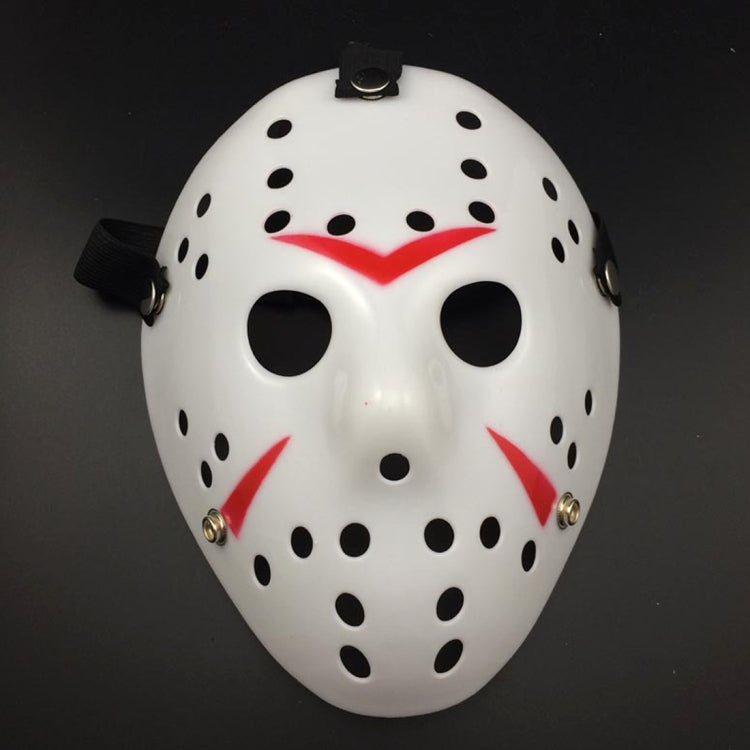 Halloween Party Cool Thicken Jason Mask, Red + White, Silver, White, Red + Yellow, Fluorescent Green, Gold