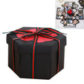 Surprise Hexagon Blooming DIY Handmade Album Creative Photo Box Star Gift Box, Handmade Album