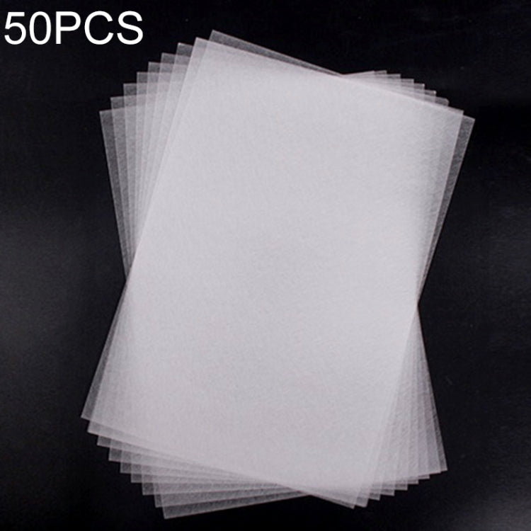 50 PCS Transparent Not Grinding Heat Shrink Film DIY Heat Shrink Film, DIY Heat Shrink Film (Not Grinding)