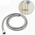 3m Flexible Stainless Steel Showerhead Hose Pipe Double Interlock Copper Interface Anti Burst Bath Water Pipe, 3m (Double Interlock)