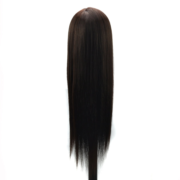 Practice Disc Hair Braided Mannequin Head Wig Styling Trimming Head Model, Black, Marron, Beige, Brown