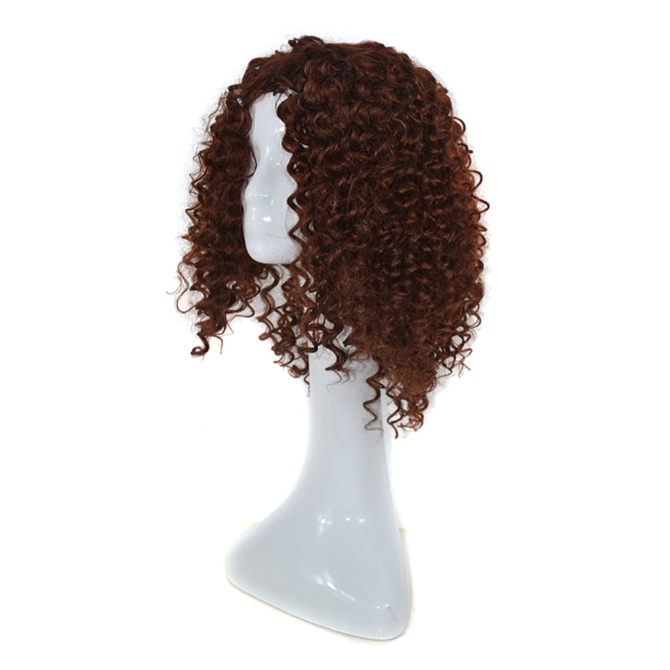 T191006 European and American Wig Headgear with Short and Small Curly Hair for Women