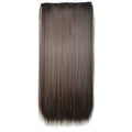 10# One-piece Seamless Five-clip Wig Long Straight Wig Piece, 10#