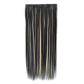 1BH613# One-piece Seamless Five-clip Wig Long Straight Wig Piece, 1BH613#