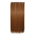 26# One-piece Seamless Five-clip Wig Long Straight Wig Piece, 26#