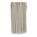60# One-piece Seamless Five-clip Wig Long Straight Wig Piece, 60#
