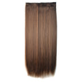 4M30# One-piece Seamless Five-clip Wig Long Straight Wig Piece, 4M30#