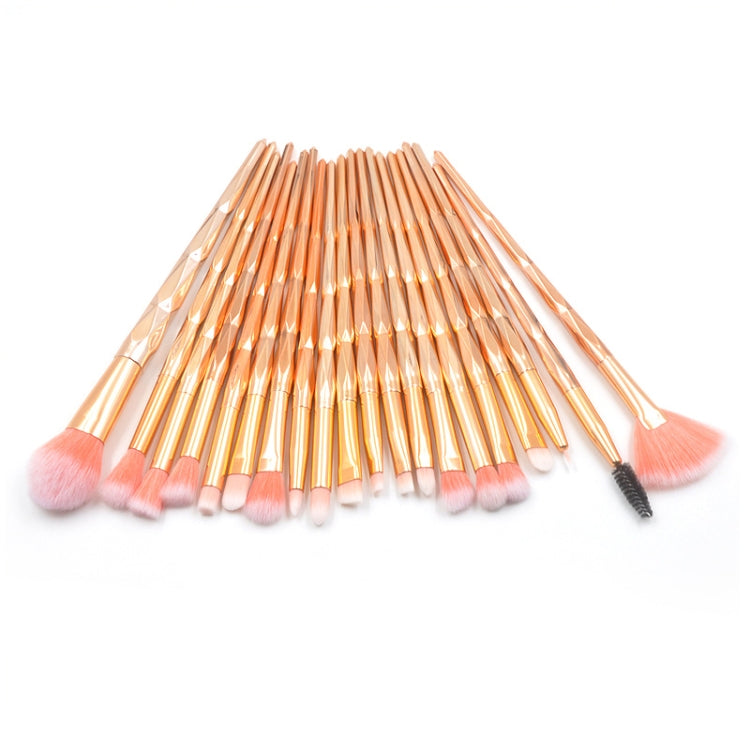 20 in 1 Diamond Handle Eye Brush Multi-functional Makeup Brush, Pink+Blue Handle and Purple Brush, HCB9120A, HCB9120B, HCB9120C, HCB9120D, HCB9120E, HCB9120F, HCB9120G