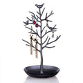 Birdie Tree Shape Ear Stud Earrings Bracelet Pendant Necklace Jewelry Display Storage Rack