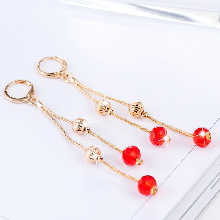 Personality Sweet Fairy Qualities Fashion Long Tassel Crystal Earrings