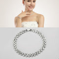 16cm Fashion Zircon Encrusted Roman Bracelets Platinum-plated Bracelet Jewelry, 16cm