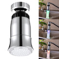 SDF2-B5 1 LED Temperature Sensor RGB LED Faucet Light Water Glow Shower, Size: 78 x 30mm, Interface: 22mm (Silver), SDF2-B5