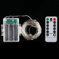 50 LEDs 3 x AA Batteries Box Fairy Lamp Decorative Light with Remote Control, DC 5V, Colorful Light/Remote Control, White Light/Remote Control, Warm White/Remote Control