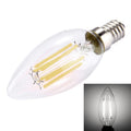 6 LEDs 450 LM Retro Energy Saving Light for Halls, AC 220V, Apiciform E14 6W 220V White Light