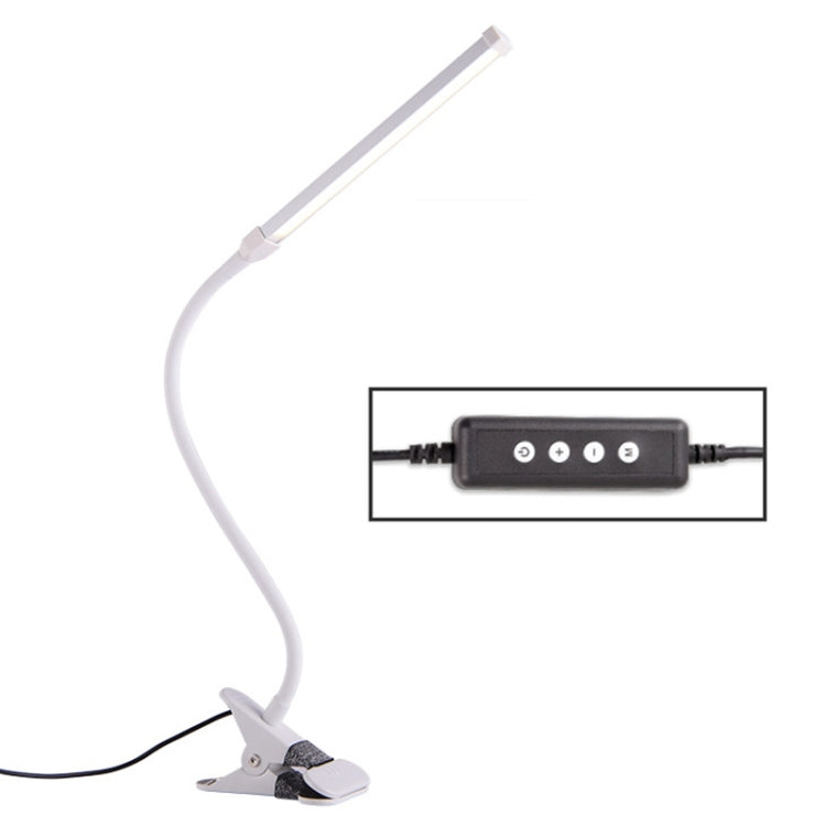 LED Desk Lamp 8W Folding Adjustable USB Charging Eye Protection Table Lamp, USB Charge Version, USB Charge Version(White), USB Charge Version(Black)