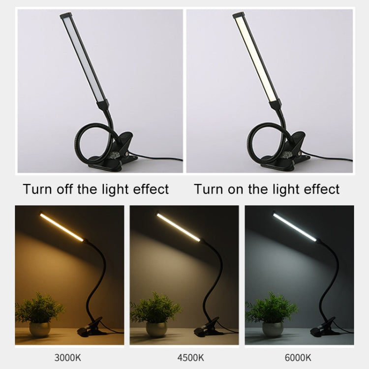 LED Desk Lamp 8W Folding Adjustable USB Charging Eye Protection Table Lamp, USB Charge Version, USB Charge Version(White), USB Charge Version(Black)