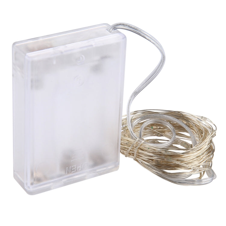 50 LEDs SMD 0603 3 x AA Batteries Box Fairy Lamp Decorative Light, DC 5V, 5m Green Light, 5m Purple Light, 5m Red Light, 5m White Light, 5m Warm White, 5m Yellow Light, 5m Blue Light, 5m Colorful Light, 5m Pink Light