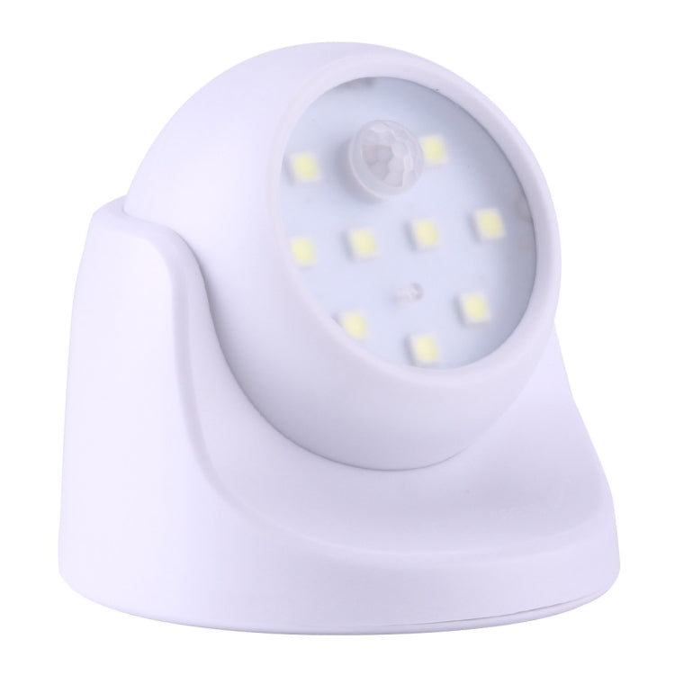 9 LEDs 240 LM 6000K 360 Degrees Rotation Wireless Motion Sensor Wardrobe Light / Night Light / Wall Lamp for bedroom, living room, bathroom, aisle