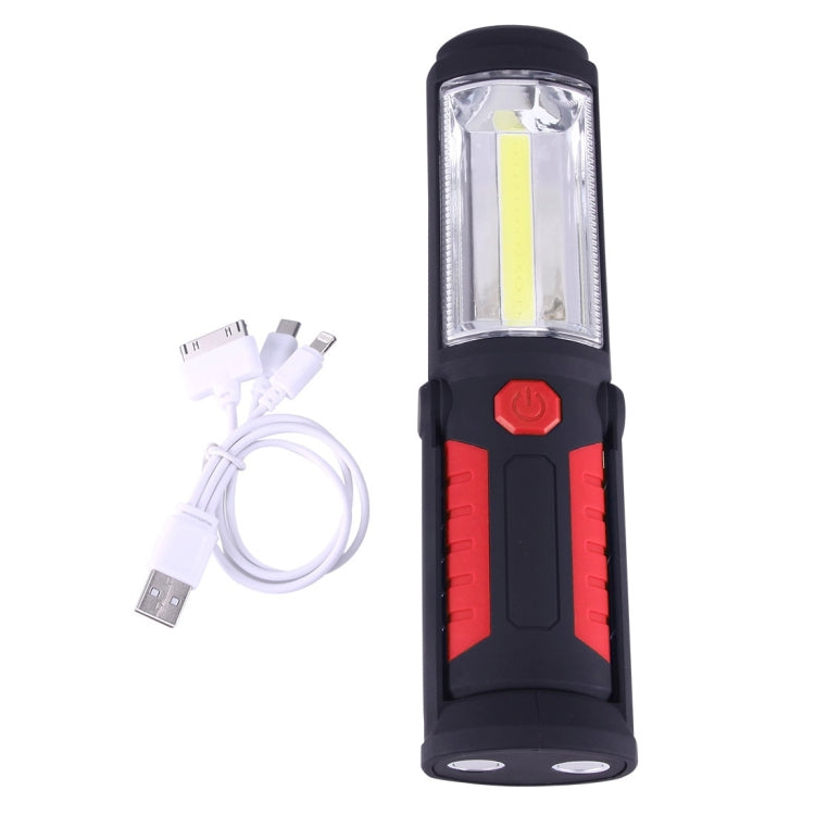 400 LM Multi-function USB Charging Portable Emergency Work Stand Light with Magnetic & 360 Degrees Swivel Hook