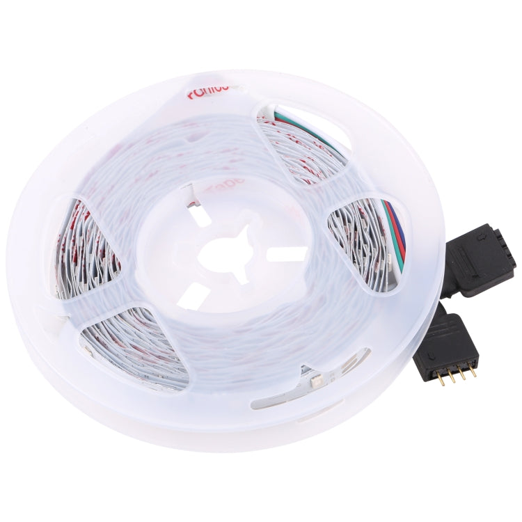 Bare Board 2835 SMD RGB LED Rope Light, 60 LED/m, Length: 5m, 12V 2A 100-240V, with 44-key Remote Control, 2835 SMD RGB LED, 5m, with 44-key Remote Control