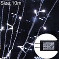 100 LEDs Fairy String Decorative Light with End Joint & 8 Model Functions, US Plug, 10m Colorful Light, 10m White Light, 10m Warm White