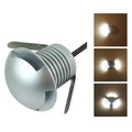 3W LED Embedded Polarized Buried Lamp IP67 Waterproof Turtle Shell Lamp Outdoor Garden Lawn Lamp, Warm Light 3000K Q2 Two-way Light, Warm Light 3000K Q2