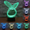 7 Color Discoloration Creative Visual Stereo Lamp Desk Lamp Night Light, Abstract Style Model 2