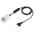 E27 Wire Cap Switch Lamp Holder Chandelier Power Socket with 1.2m Extension Cable, Small UK Plug, EU Plug, 1.5m, AU Plug, 1.2m, Big UK Plug, 1.5m, US Plug, 1.5m, Small UK Plug, 1.2m