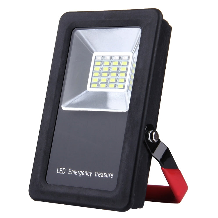 24 LEDs SMD5730 2400LM 6000-6500K Red and Blue Light Flashing Warning Lights Portable with Holder, 30W/2400LM 6000-6500K